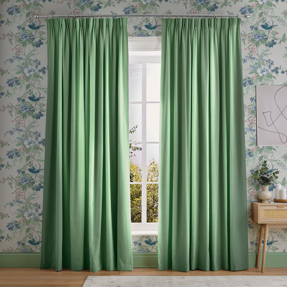 Opulence Mint Curtains