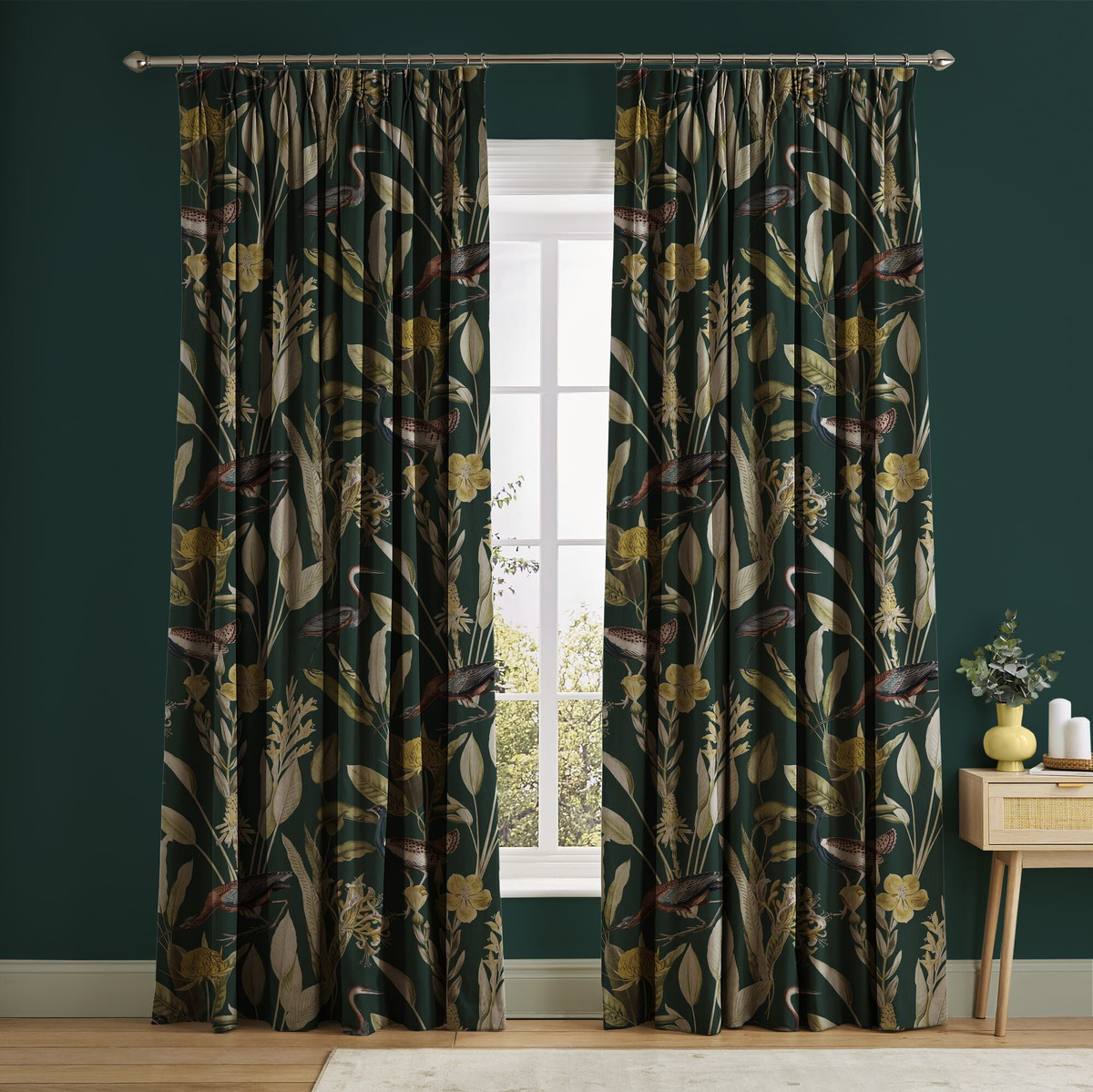 Glasshouse Green Curtains