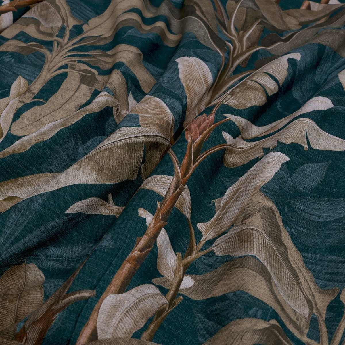 Borneo Teal Curtains