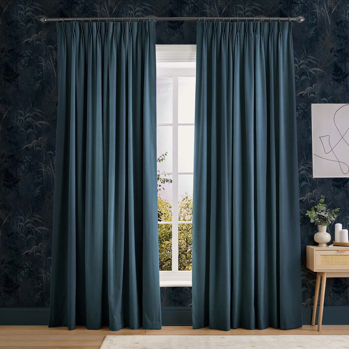 Opulence Midnight Curtains | Made to Measure Curtains | Graham & Brown