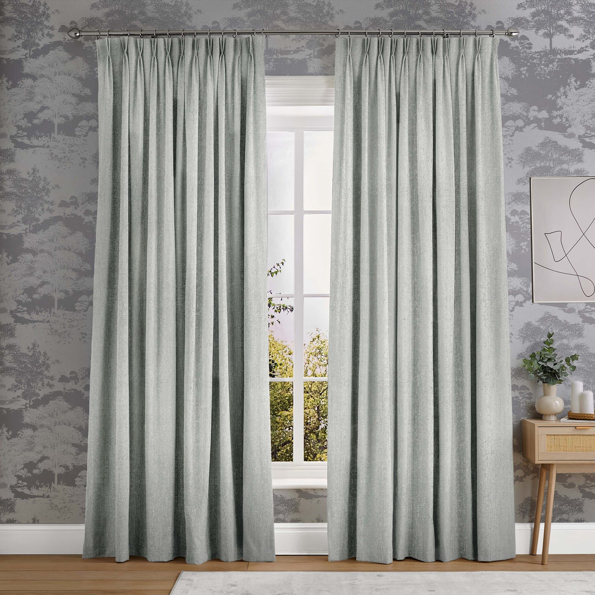 Glimmer Pearl Curtains