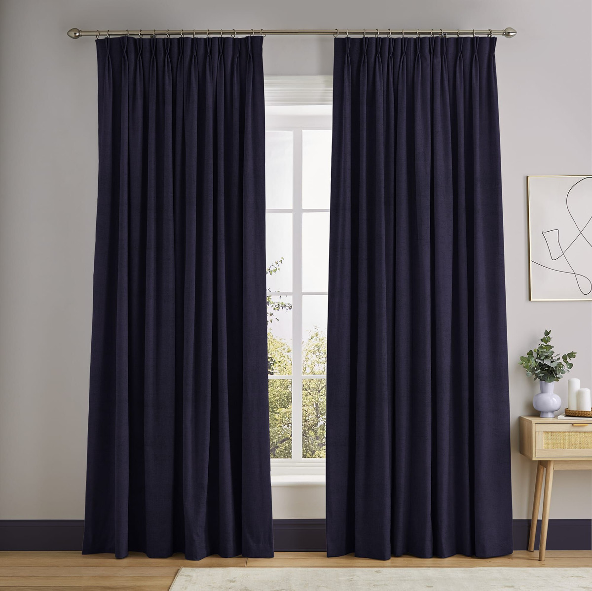 Serenity Purple Curtains