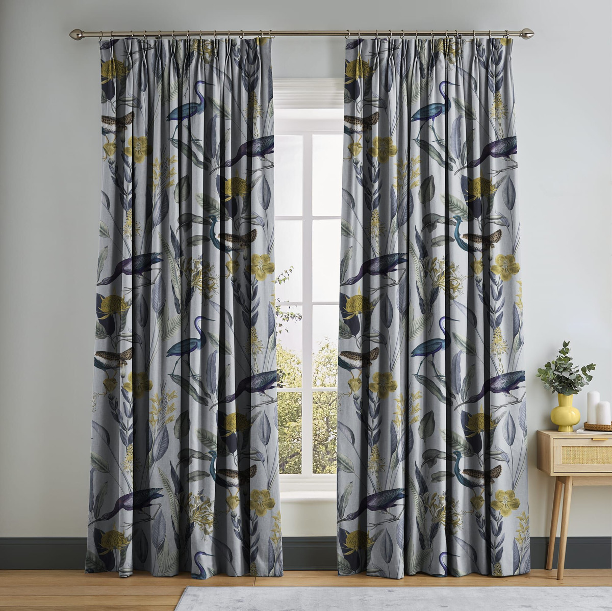 Glasshouse Soft Grey Curtains