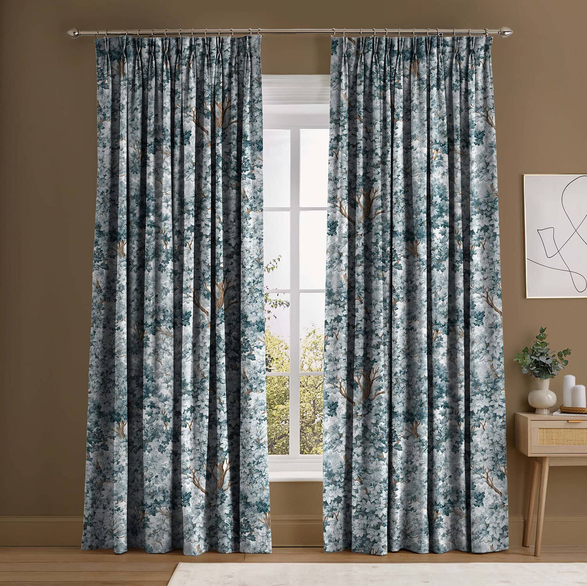 Coppice Blue Curtains