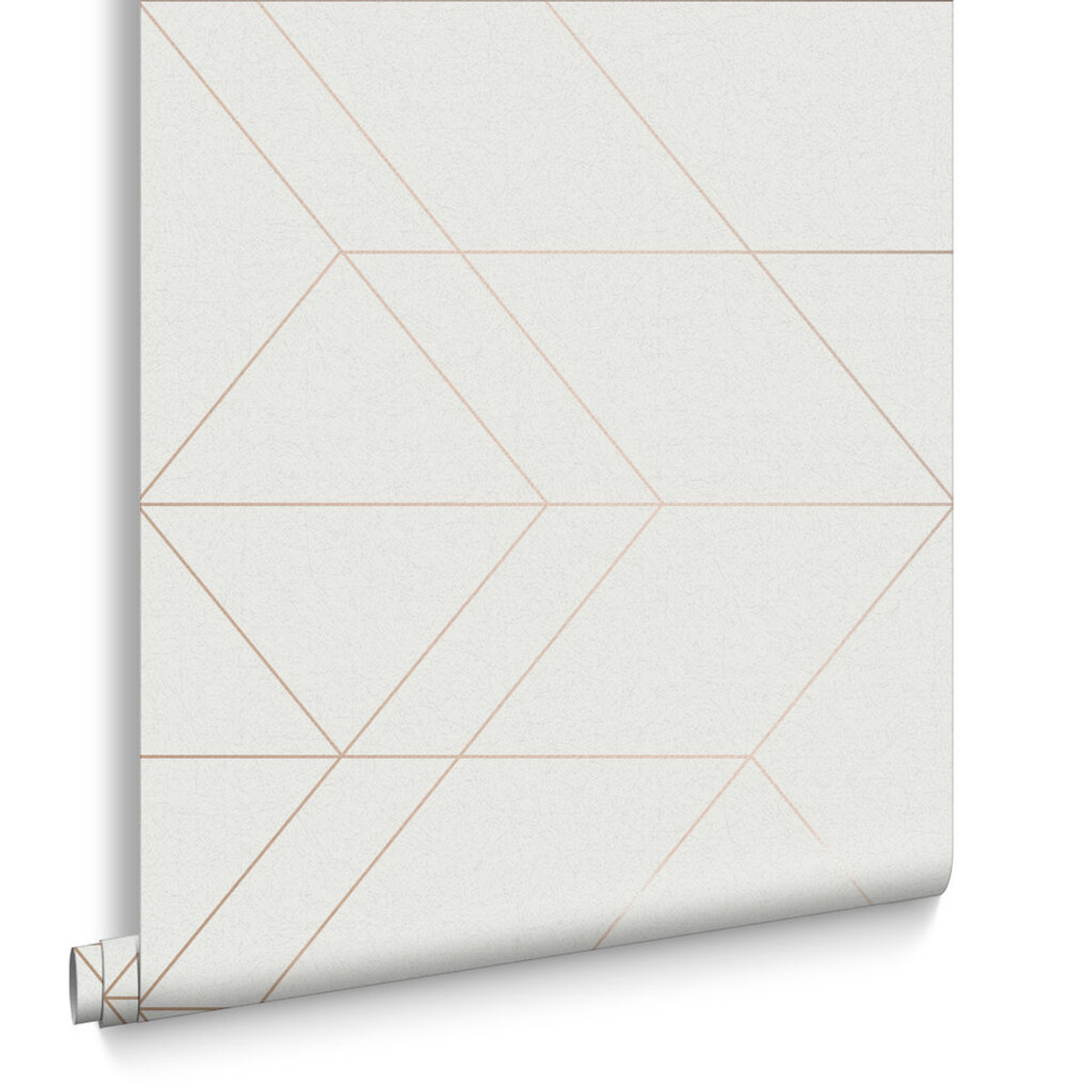 Balance White & Rose Gold Wallpaper