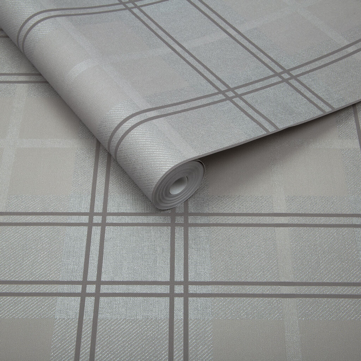 Tartan Silver Wallpaper