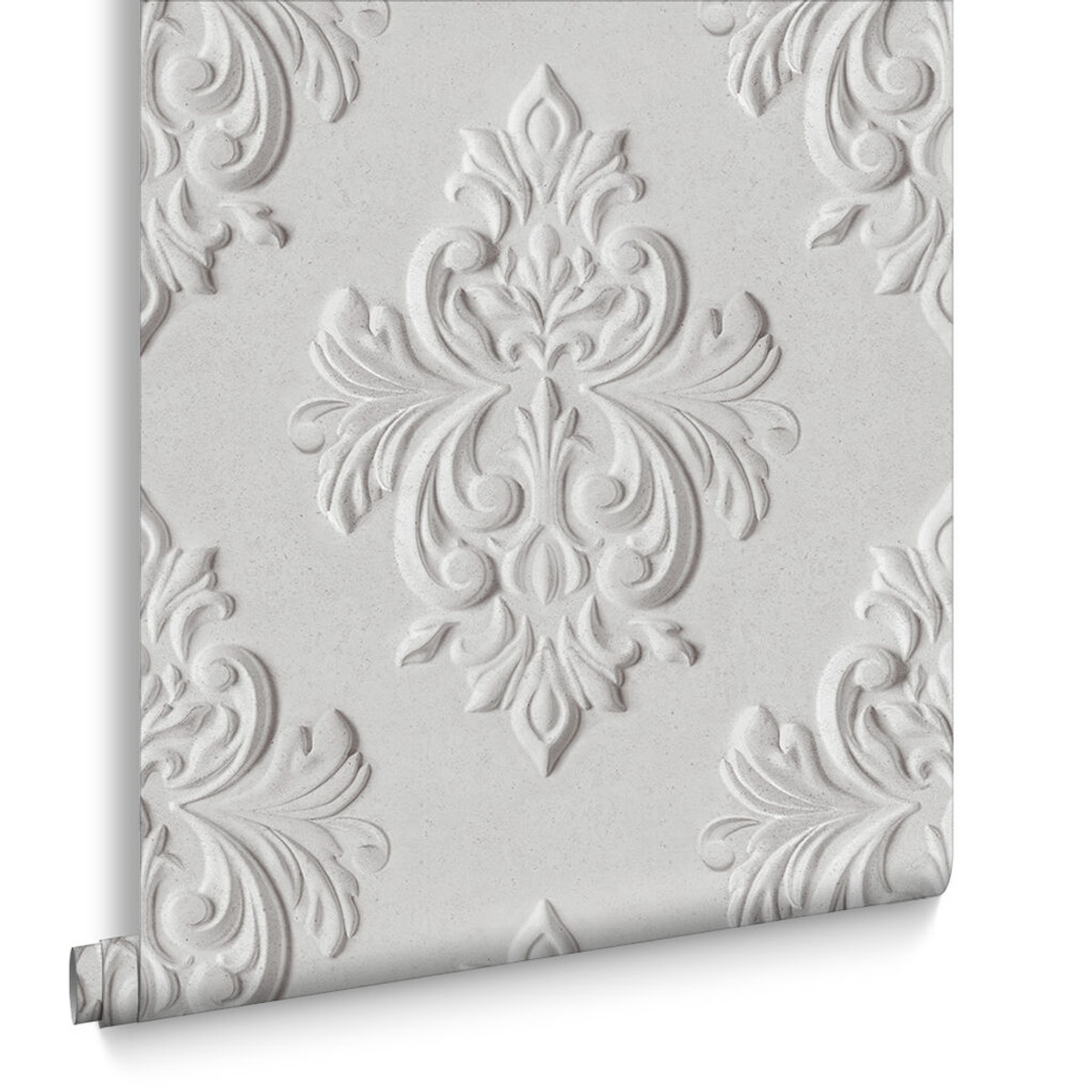 Stone Damask Wallpaper