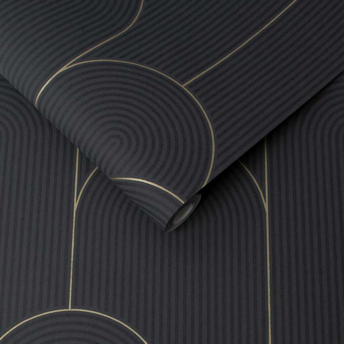 Lancet Black & Gold Wallpaper