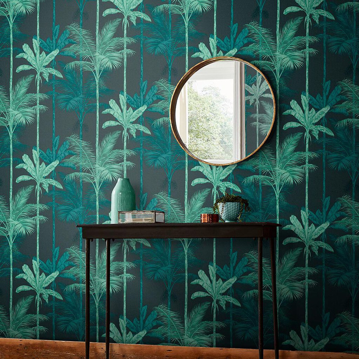 Jungle Mood Green Wallpaper