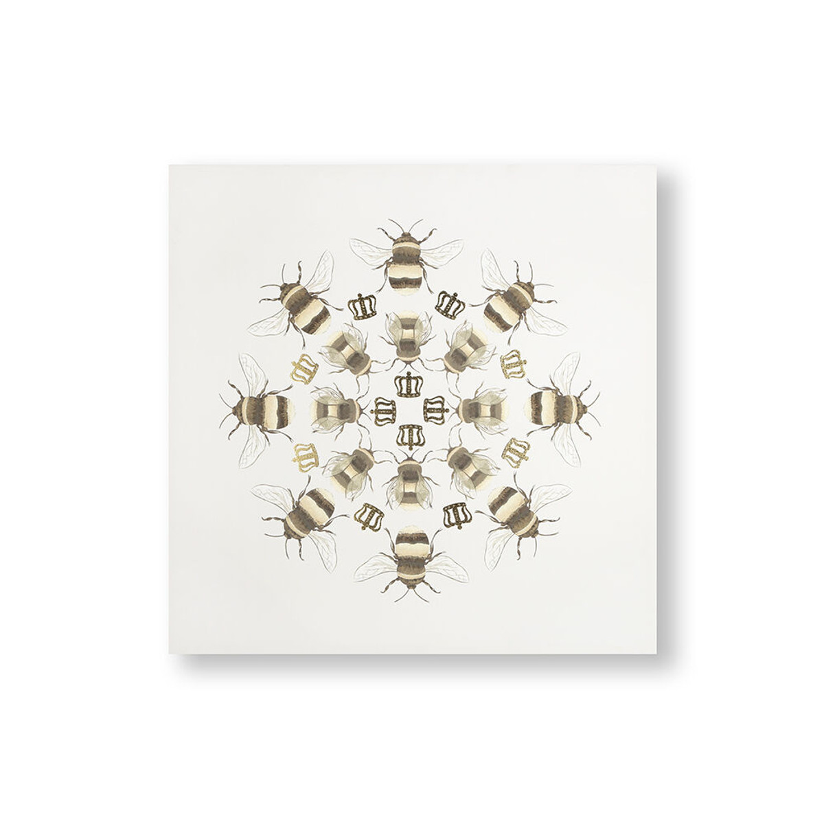 Beautiful Bees Printed Canvas Wall Art