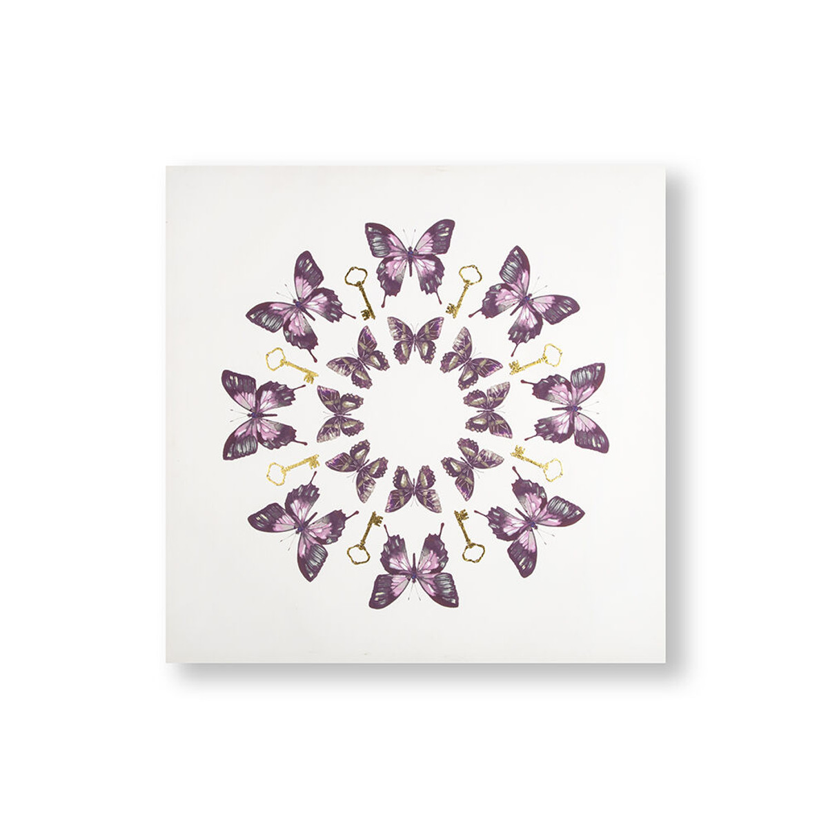 Blissful Butterflies Printed Canvas Wall Art