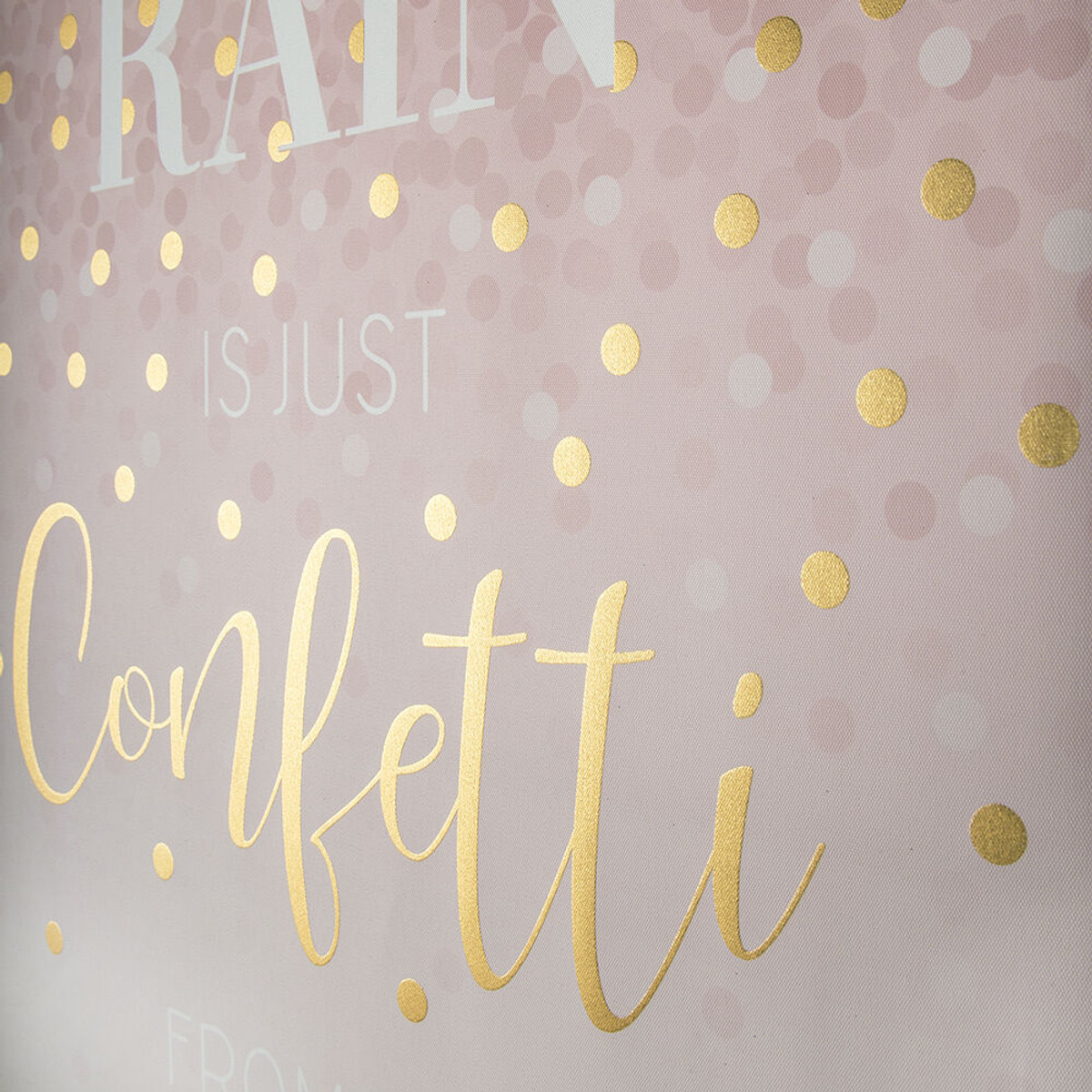 Confetti Typography Wall Art