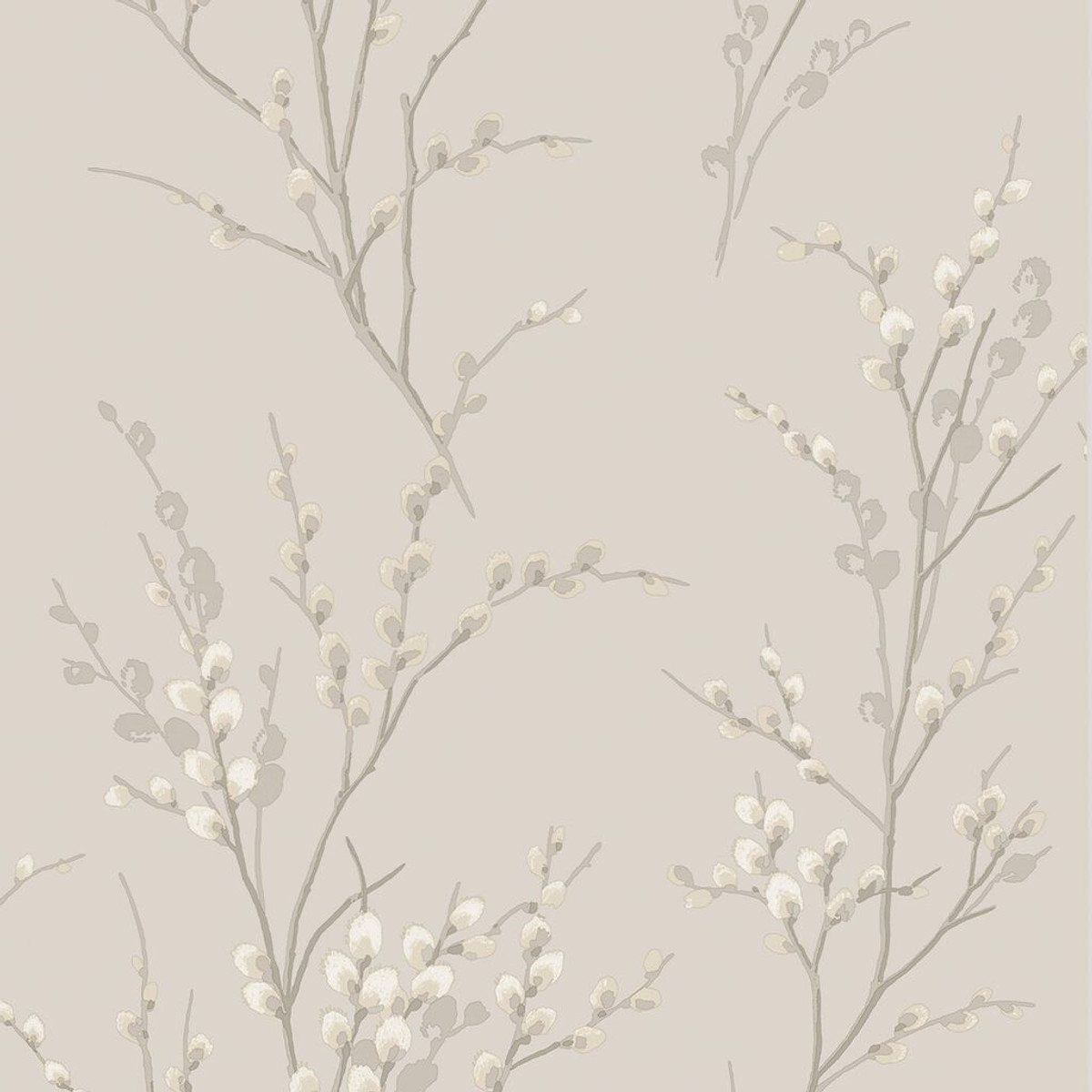 laura ashley pussy willow dove grey wallpaper