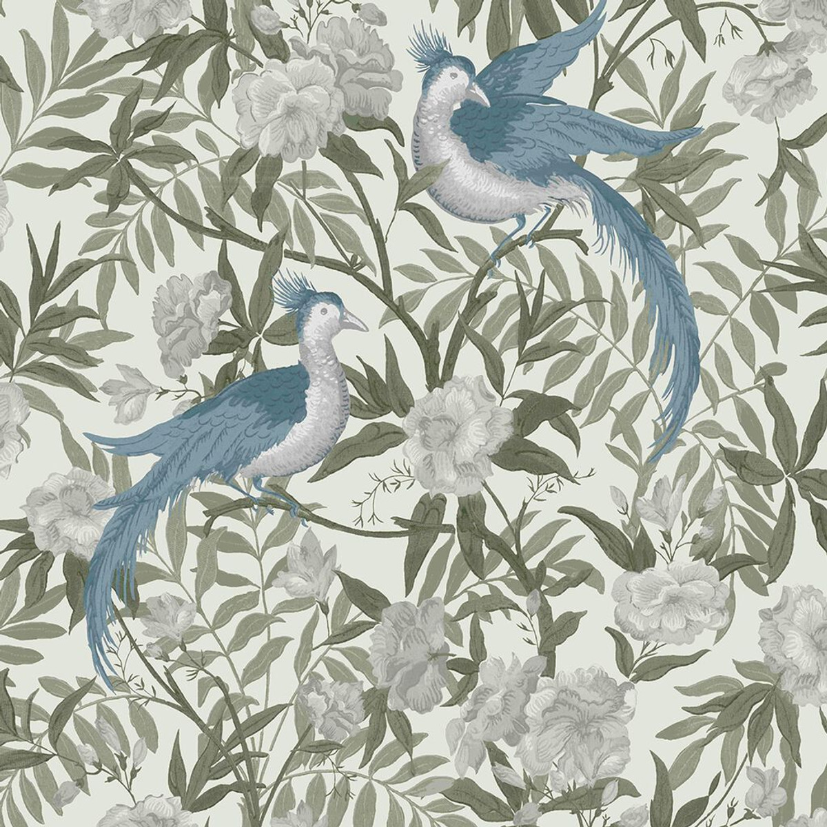 laura ashley osterley sage wallpaper