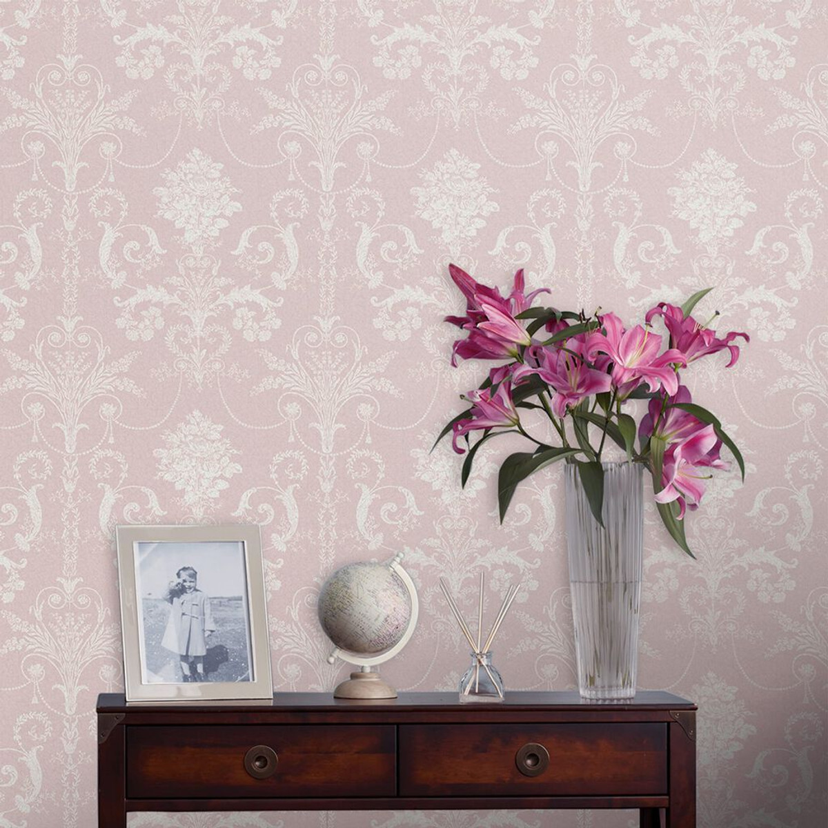 laura ashley josette amethyst wallpaper