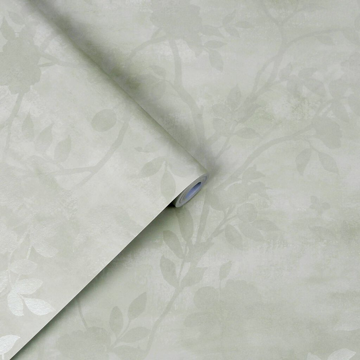 laura ashley eglantine silhouette eau de nil wallpaper