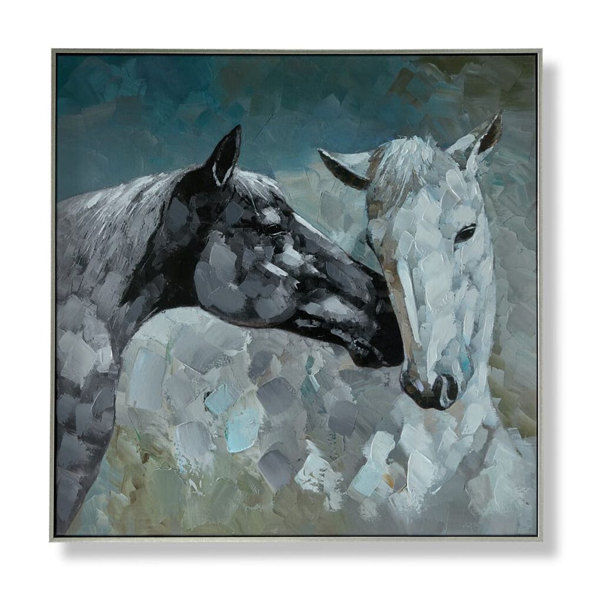 Wild Horses Framed Canvas