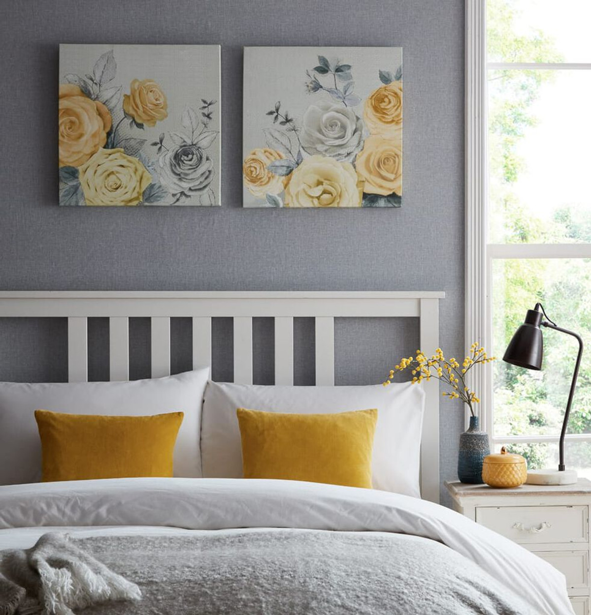 romantic roses wall art