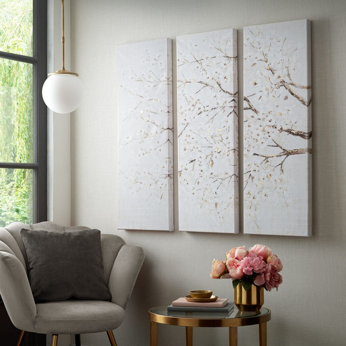 blossom tree trail canvas wall art