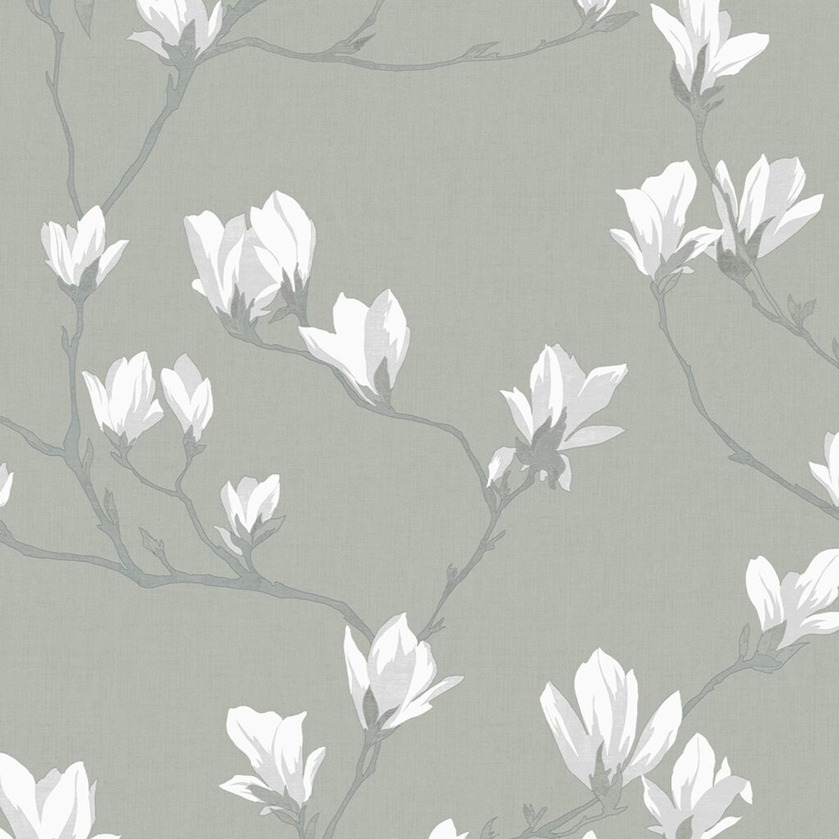 laura ashley magnolia grove slate wallpaper