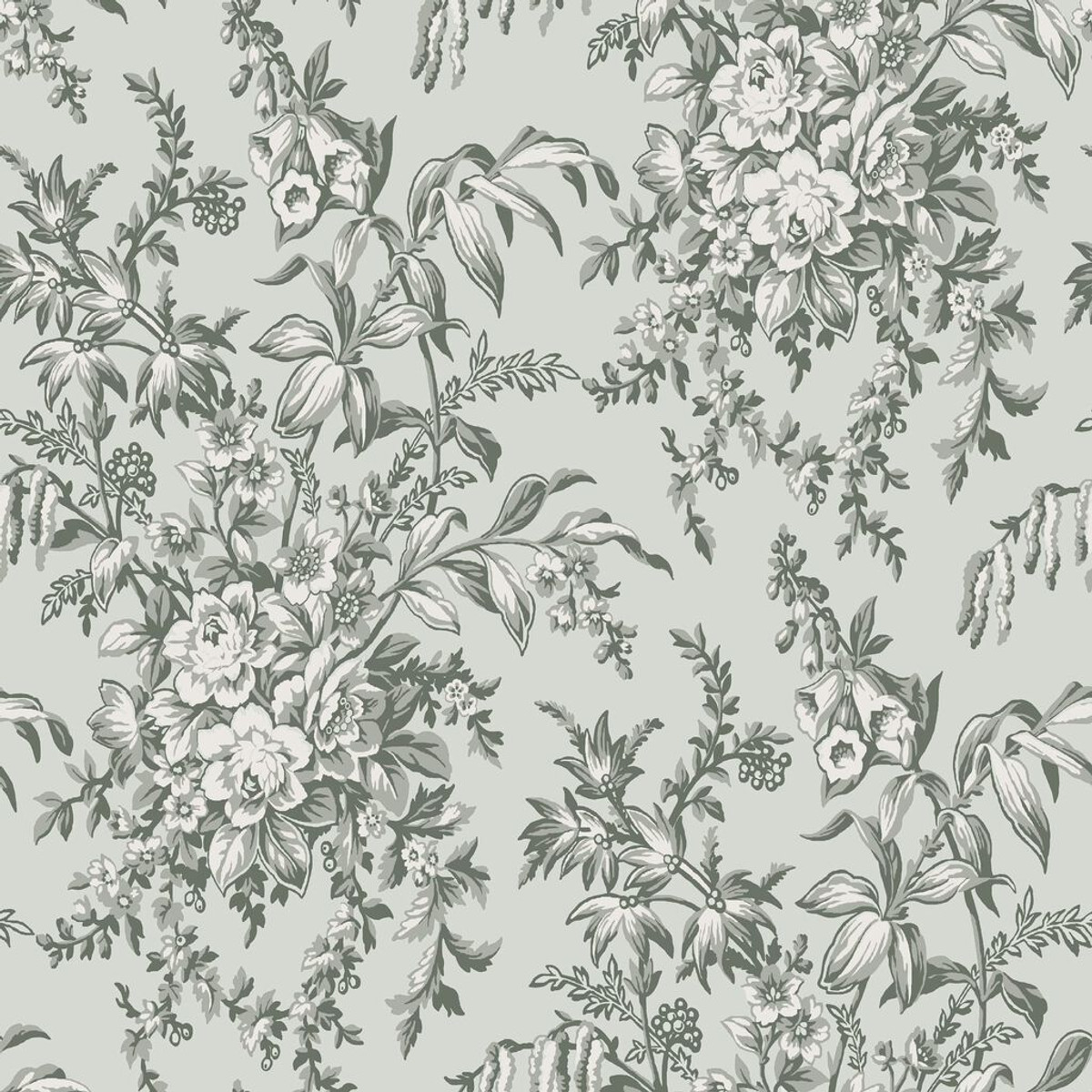 laura ashley picardie sage wallpaper