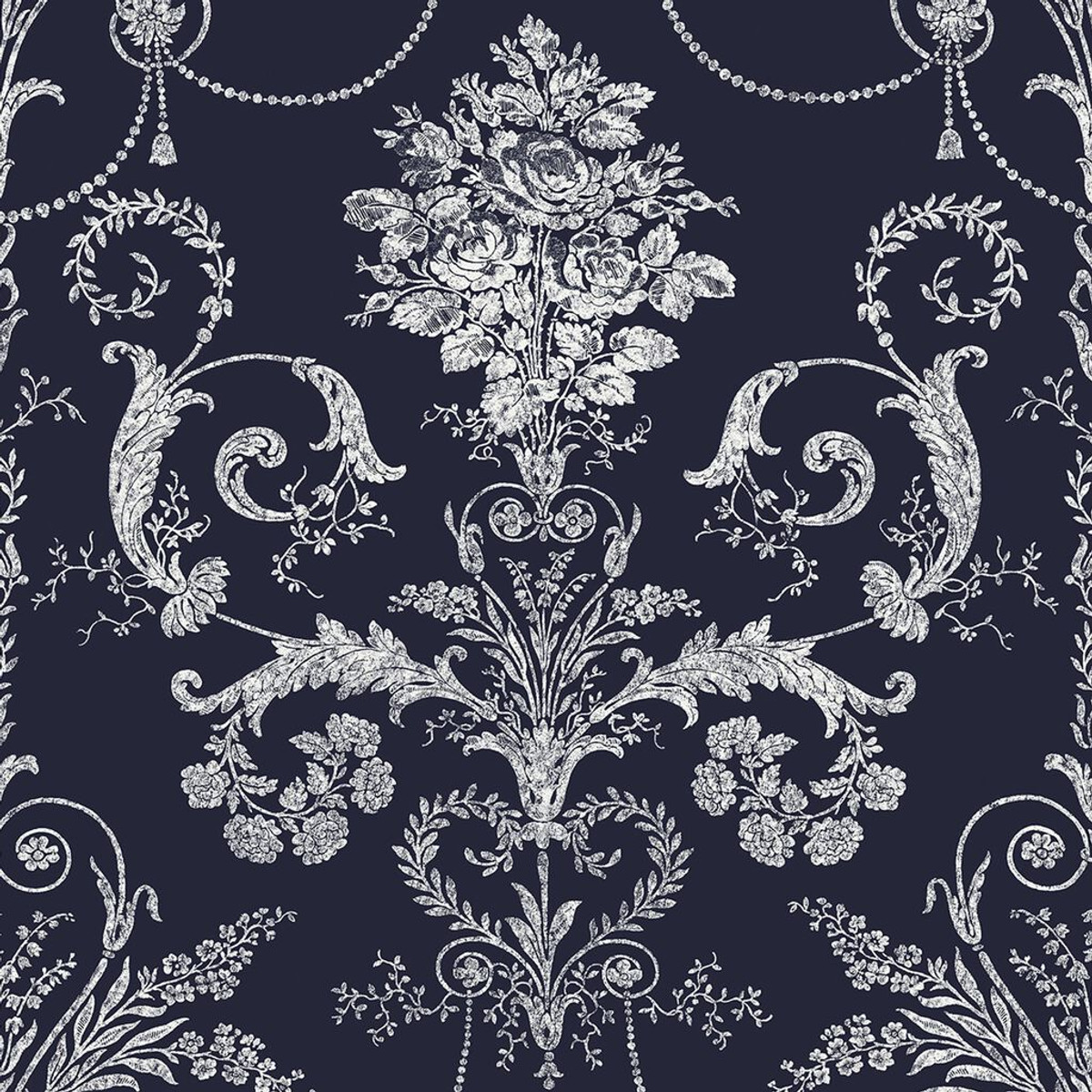 laura ashley josette midnight wallpaper