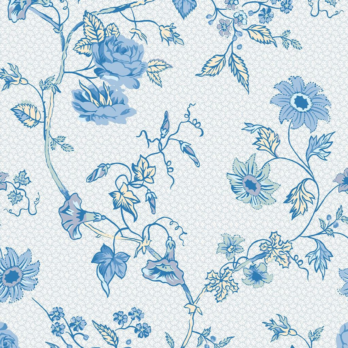 laura ashley rambling rector blue sky wallpaper