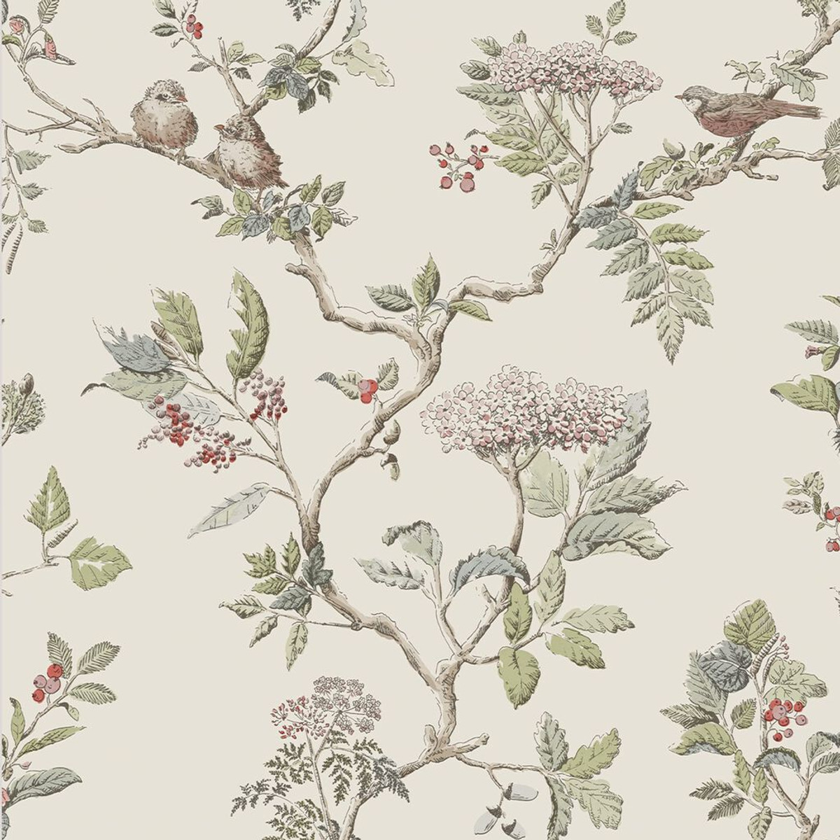 laura ashley elderwood natural wallpaper