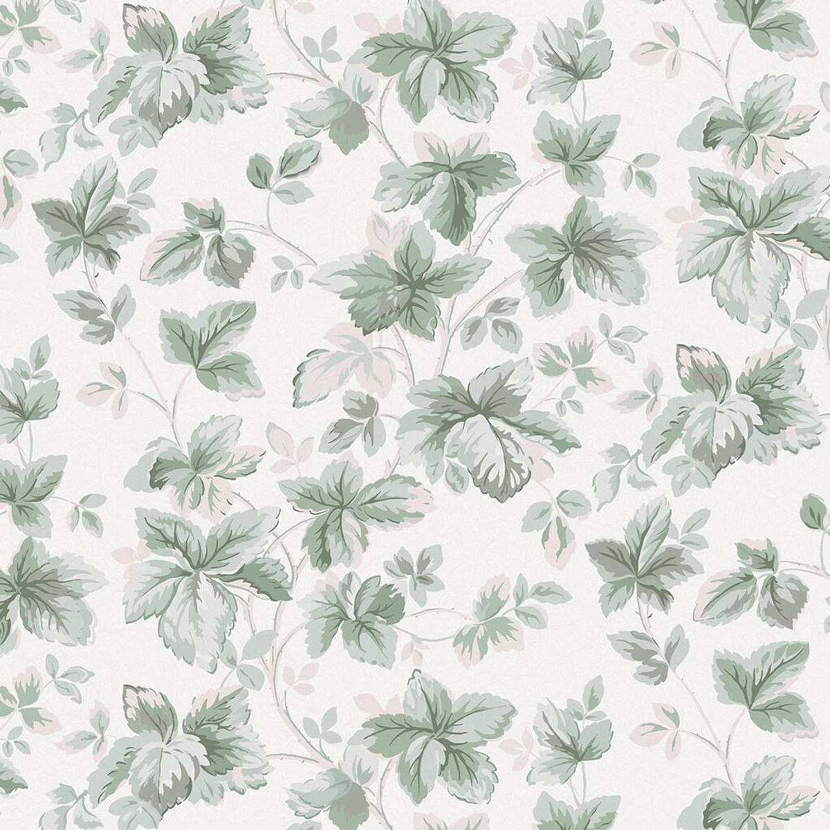 laura ashley autumn leaves sage green wallpaper