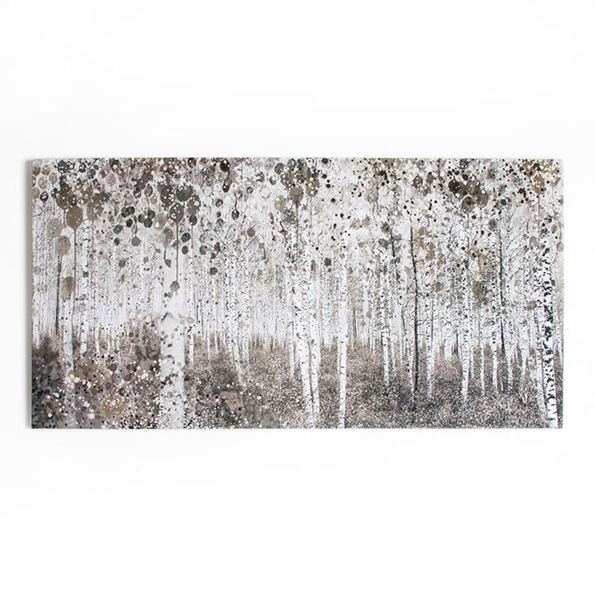 Toile Imprimée Neutral Watercolour Woods