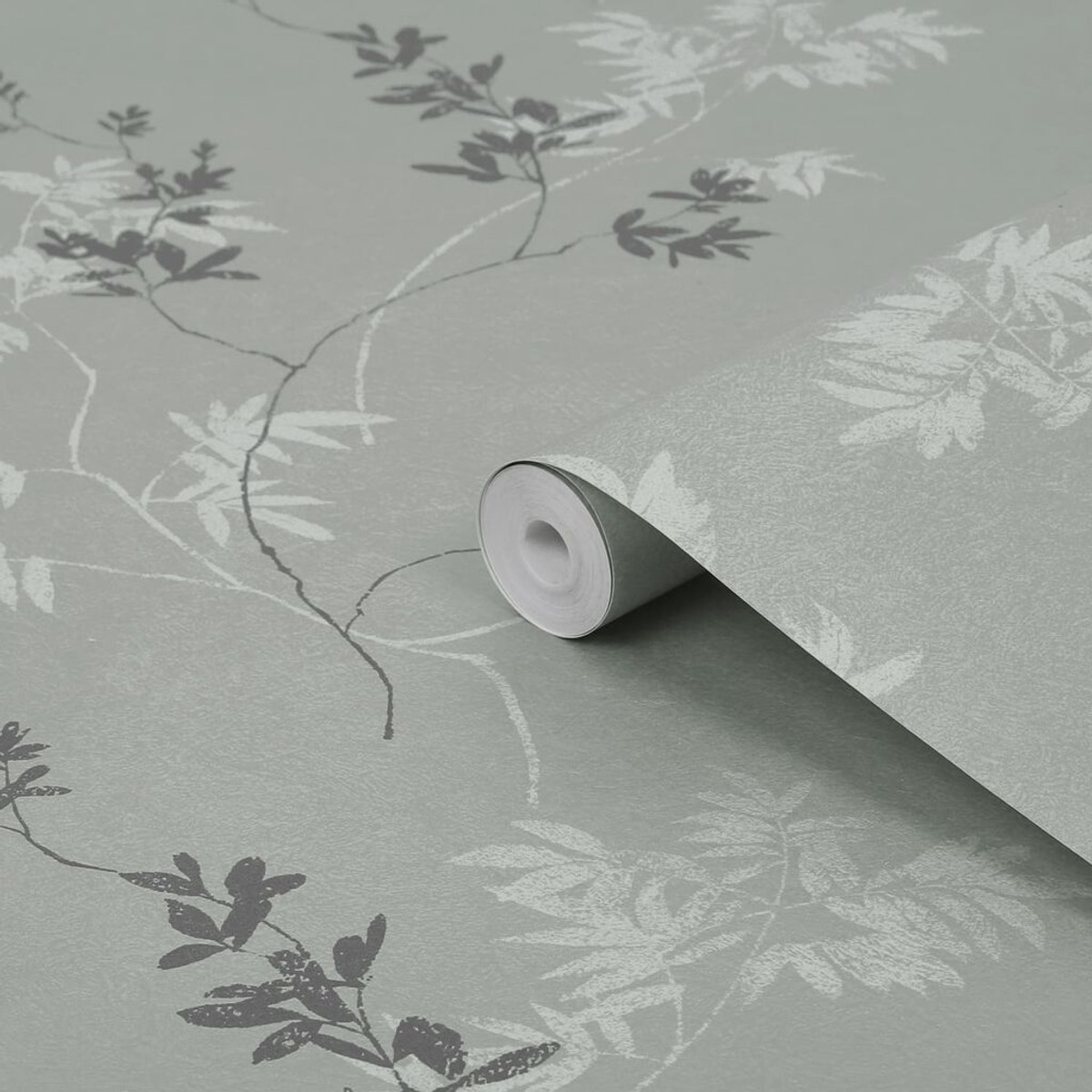 Laura Ashley Mari Mineral Green Wallpaper