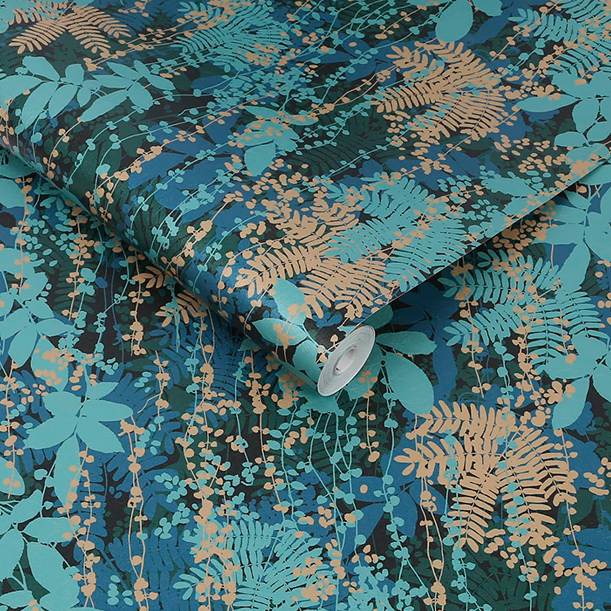 Canopy Peacock Wallpaper by Clarissa Hulse