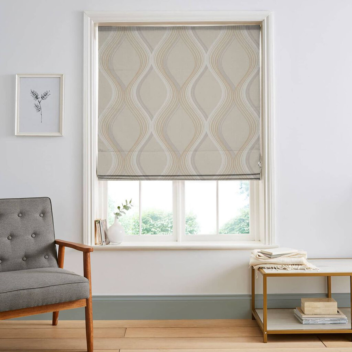 Euphoria Neutral Roman Blind