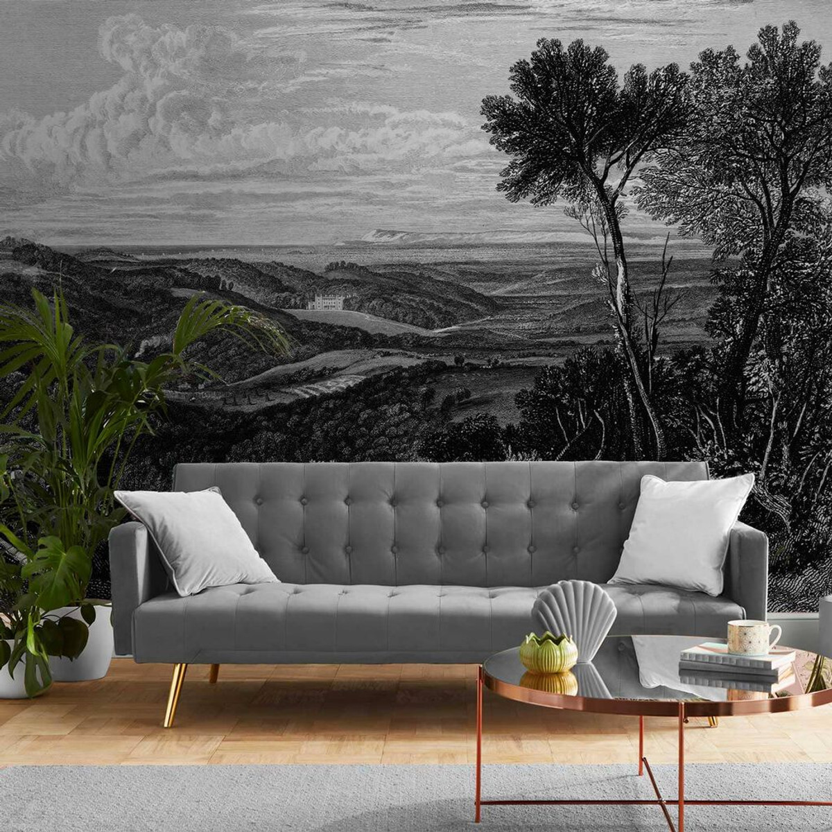 Turner The Vale of Ashburn Bespoke Mural