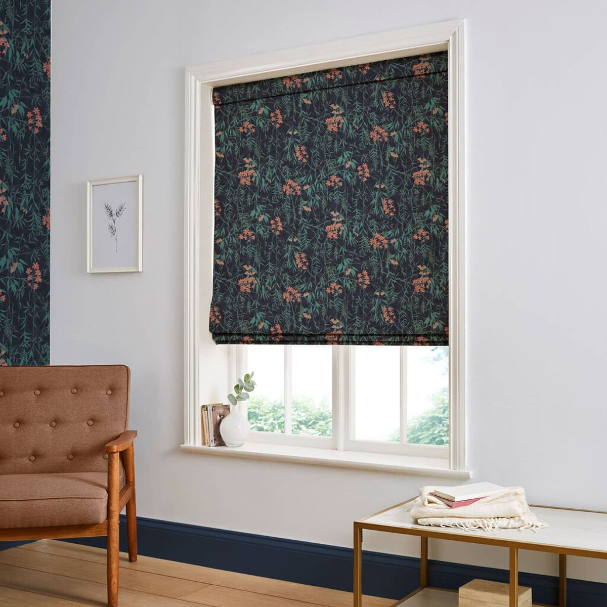 Obassia Midnight Roman Blind