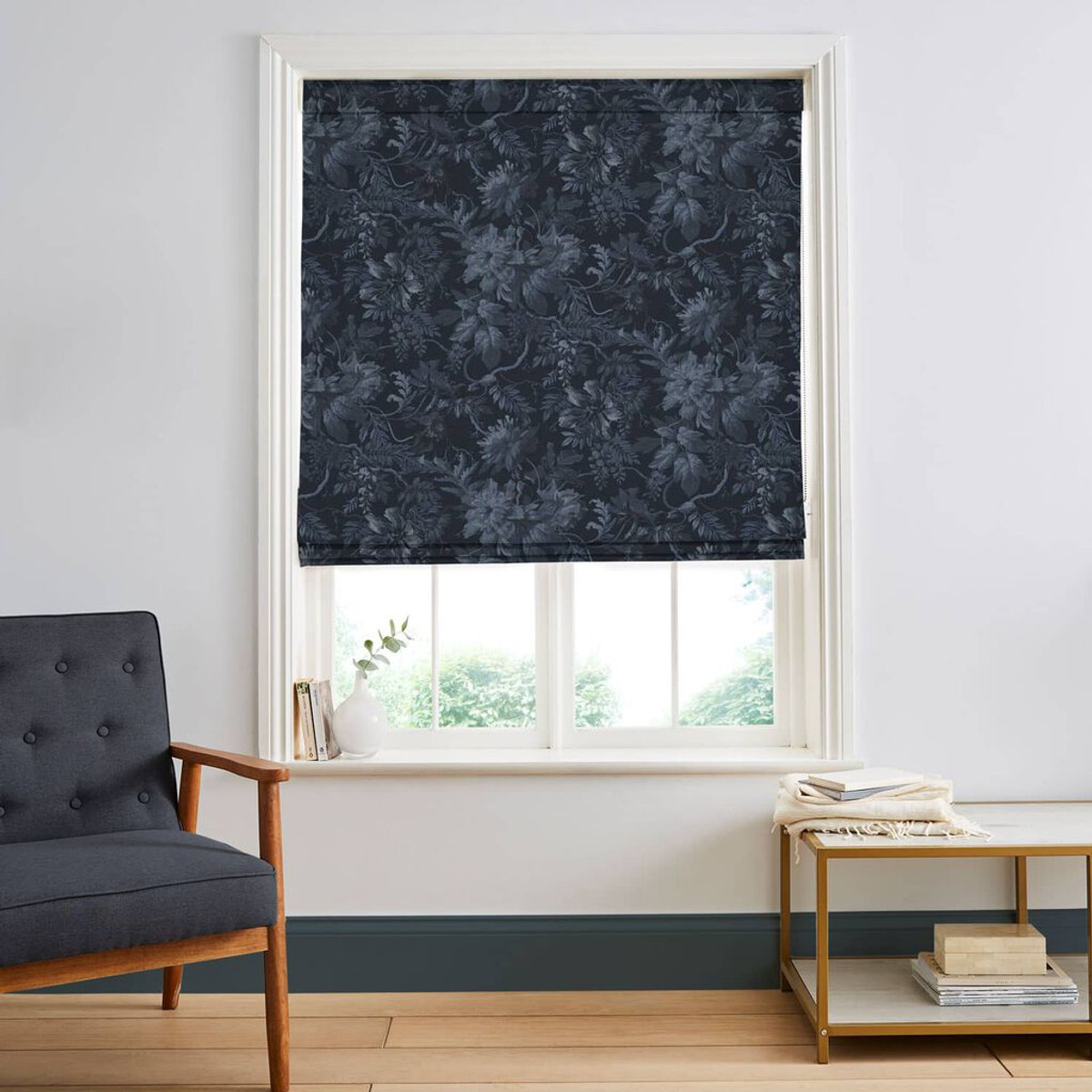 Enzia Navy Roman Blind