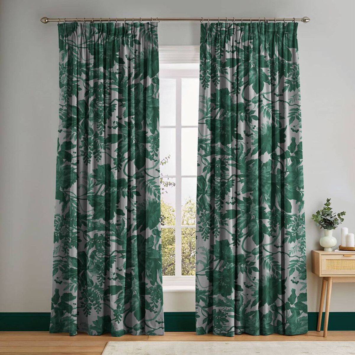 Enzia Green Curtains