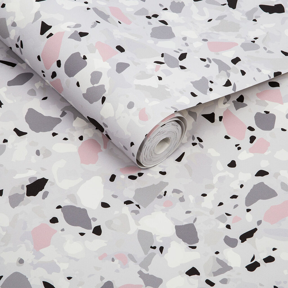 Terrazzo Pink Wallpaper