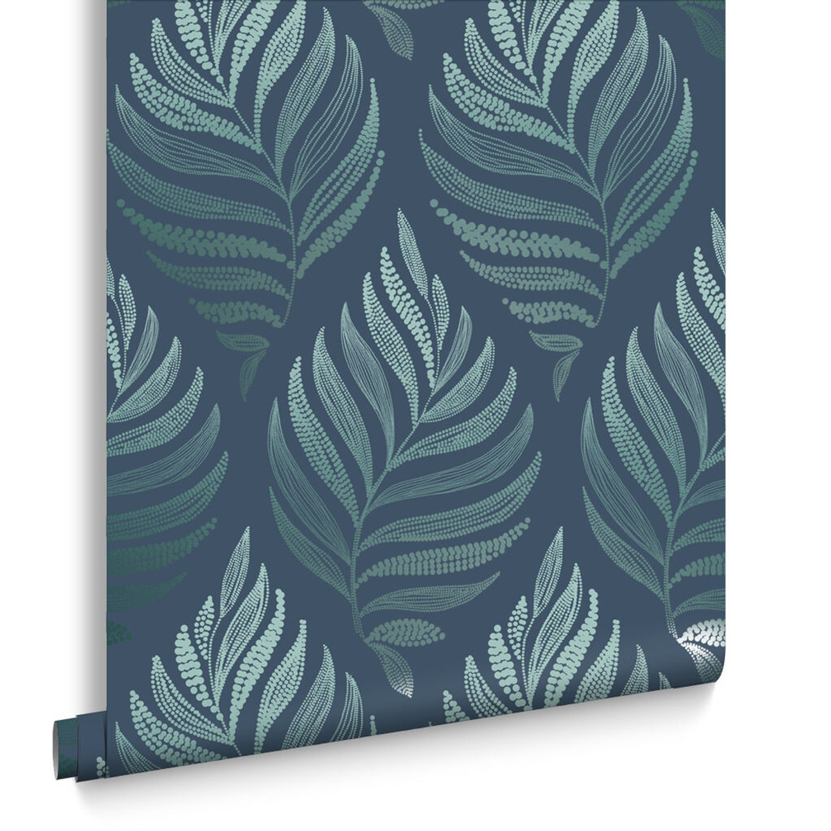 Botanica Teal Wallpaper