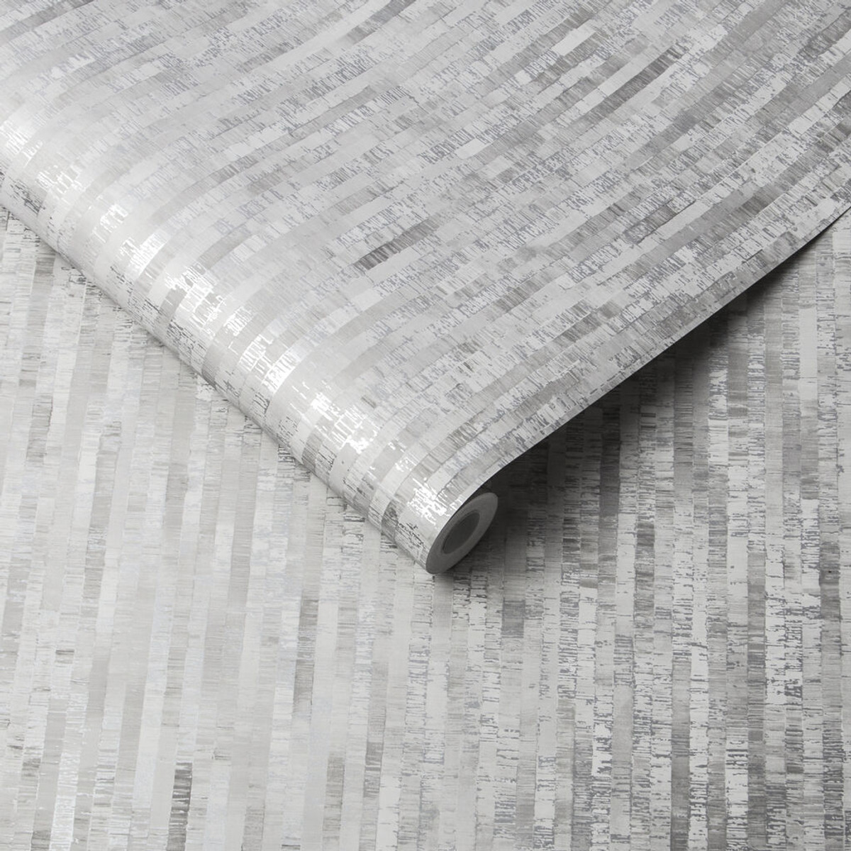 Betula Silver Wallpaper