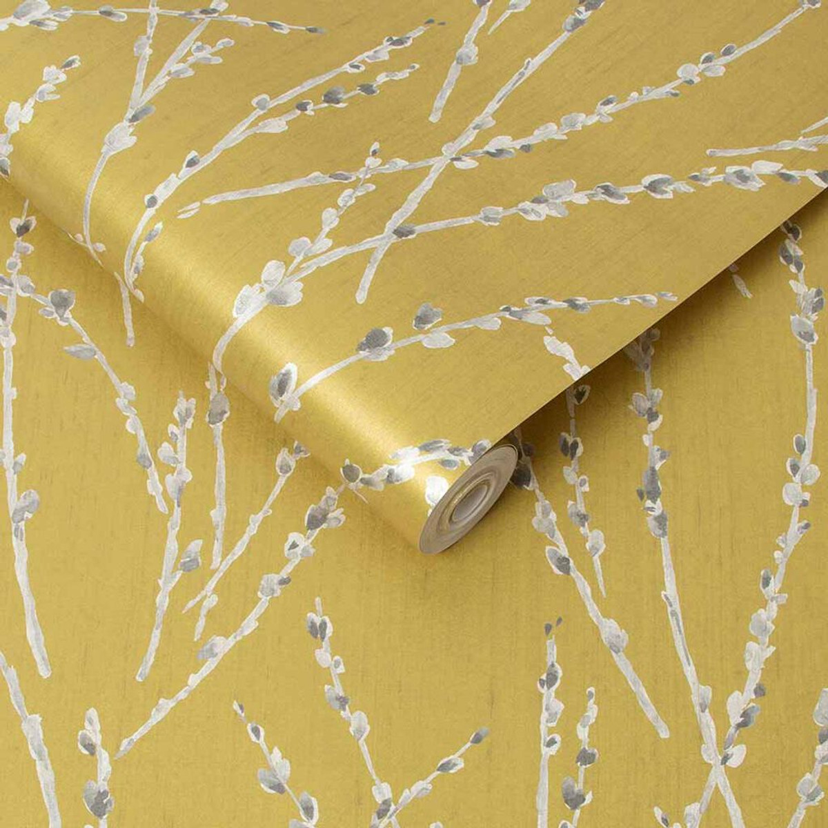 Floret Mustard Wallpaper