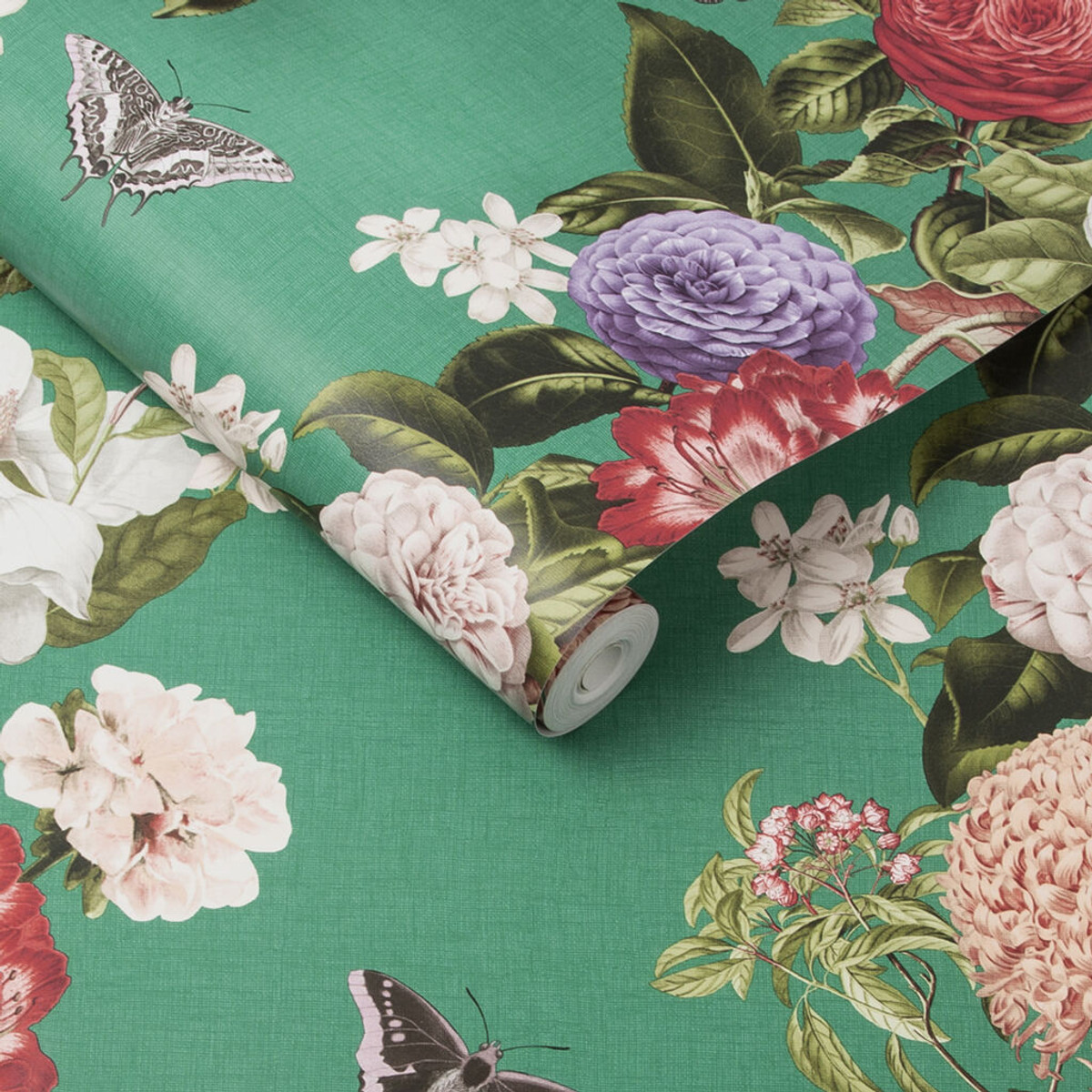 Bloomsbury Emerald Wallpaper