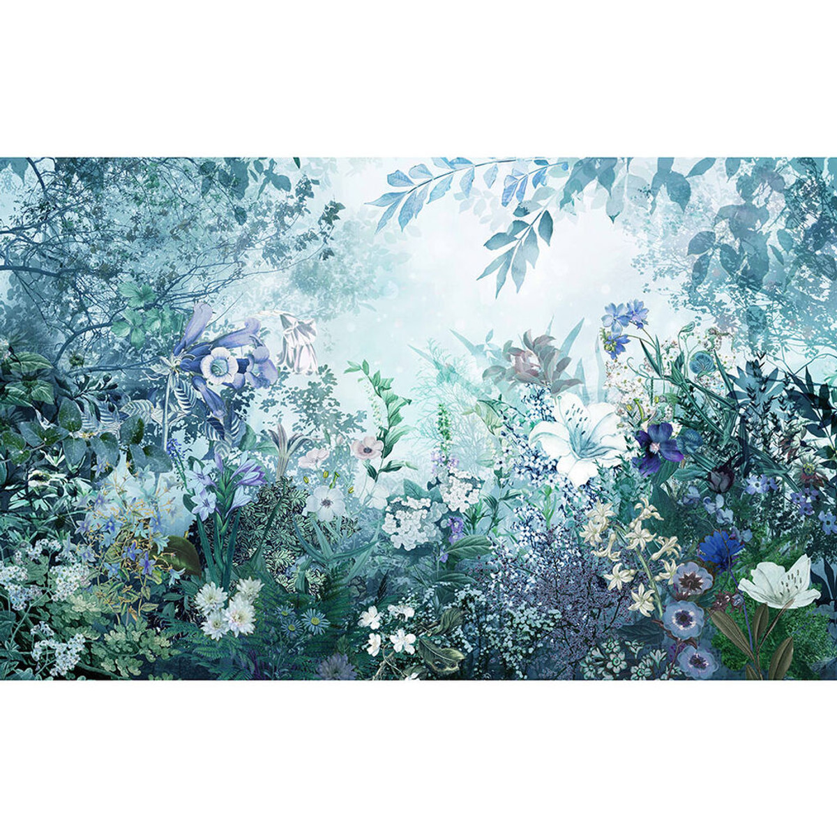 Fantasy Floral Twilight Bespoke Mural