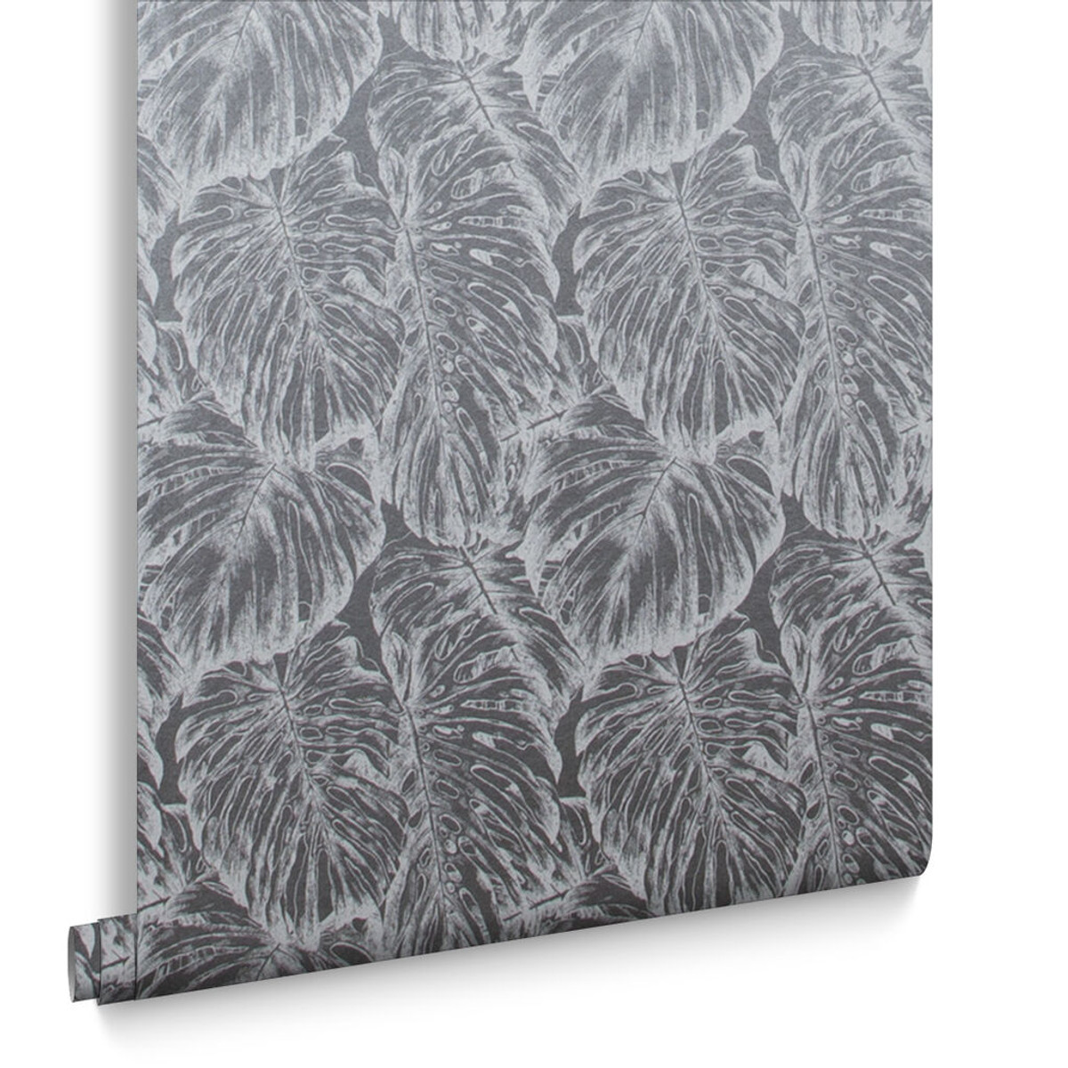 Tropical Pewter Wallpaper