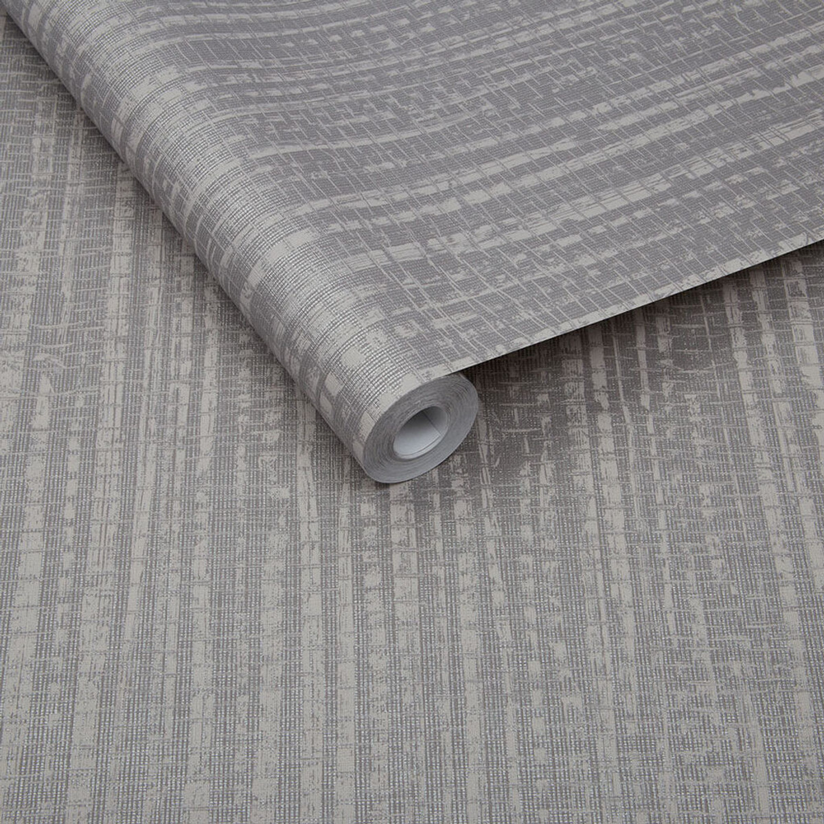 Bamboo Texture Silver Wallpaper