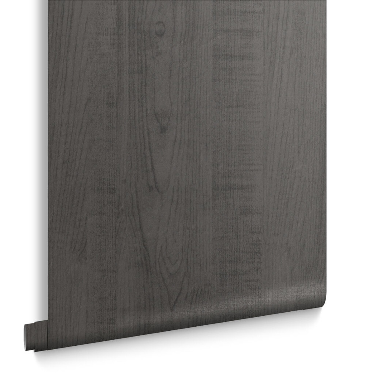 Wood Grain Grey Wallpaper