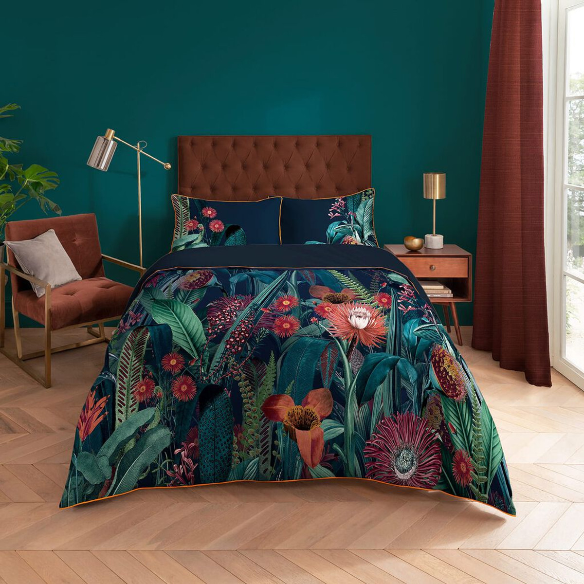 Tigerlily Midnight Duvet Cover Set