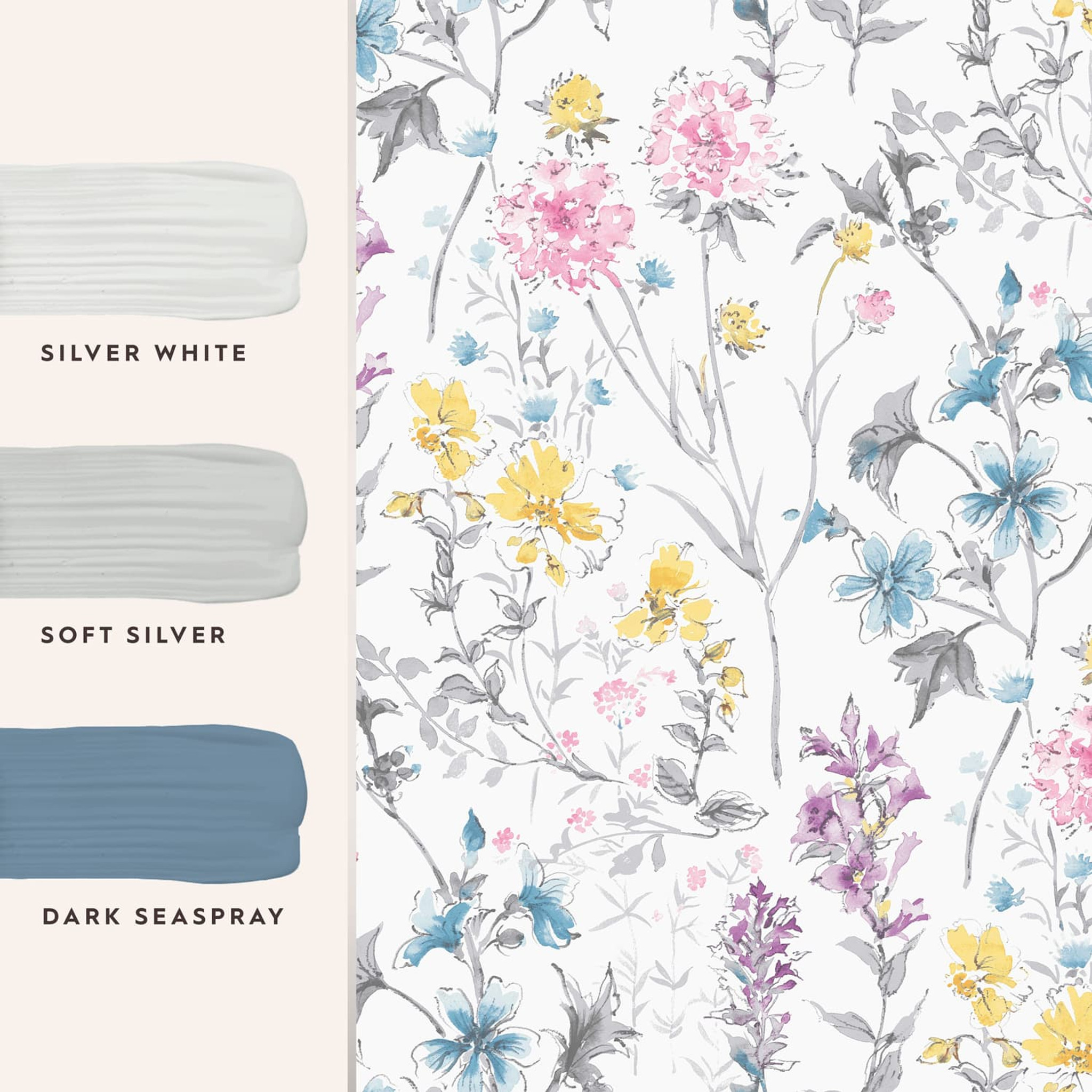 Wild Meadow Wallpaper | Laura Ashley Wallpaper | Wallpaper It