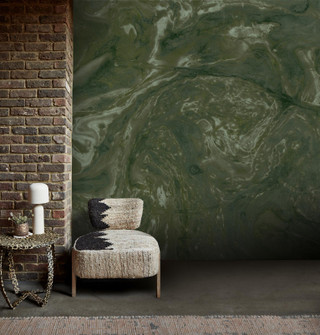 Abigail Ahern Ethereal Marble Moss Bespoke Mural