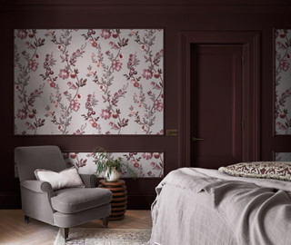 Papier Peint Allurium Rose